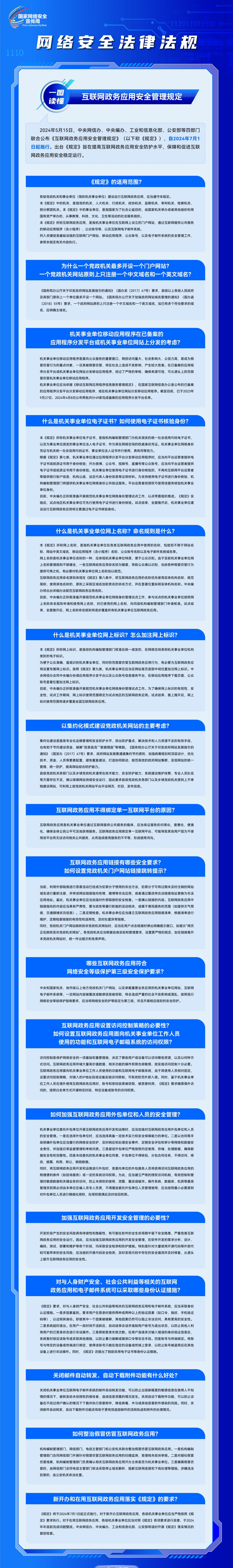 互联网政务应用安全管理规定